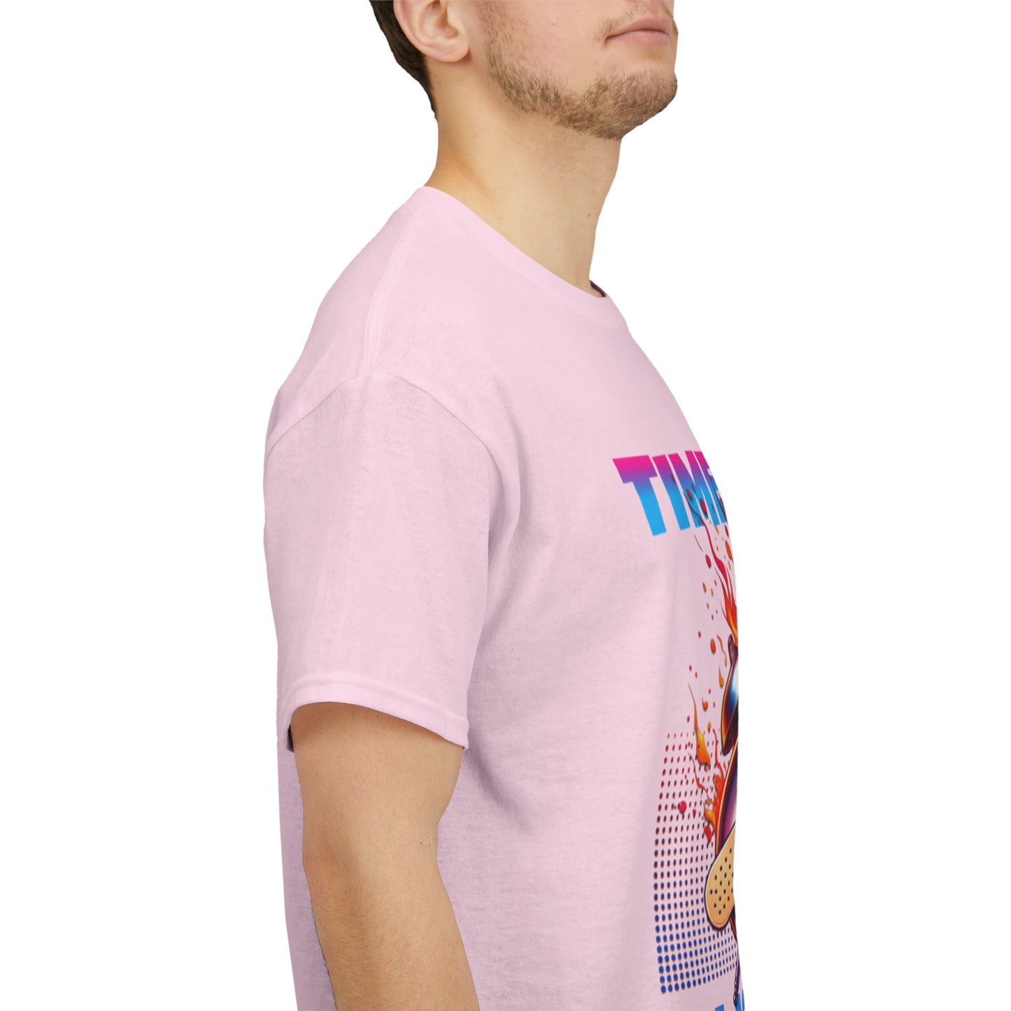 Unisex Time Heals Shirt: Pink