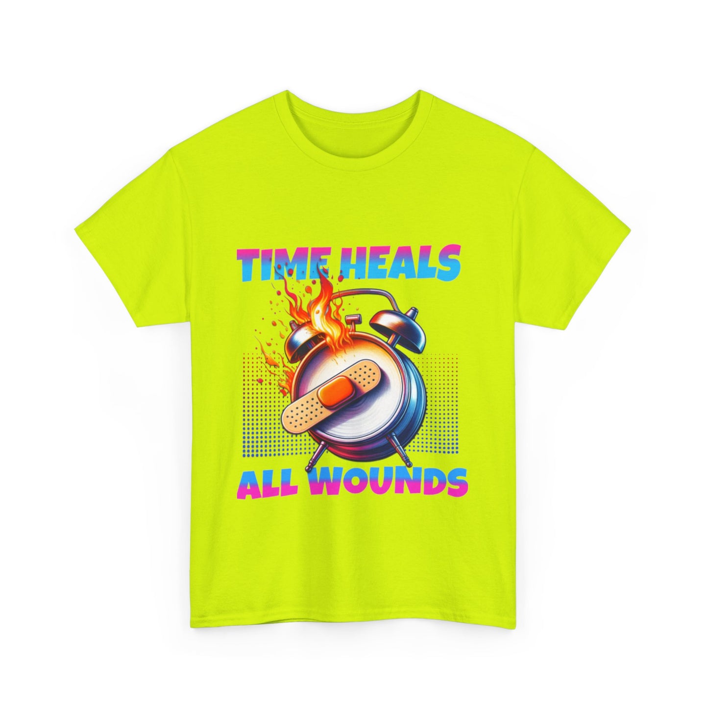 Unisex Time Heals Shirt: Pink