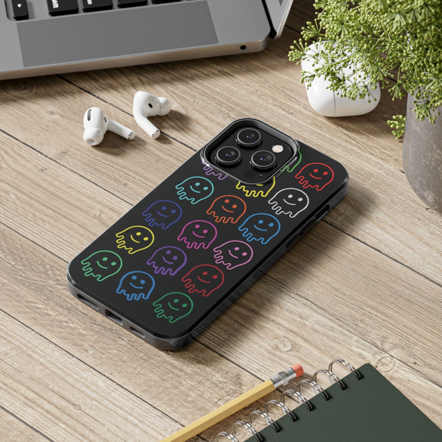 Colorful Ghosts Phone Case
