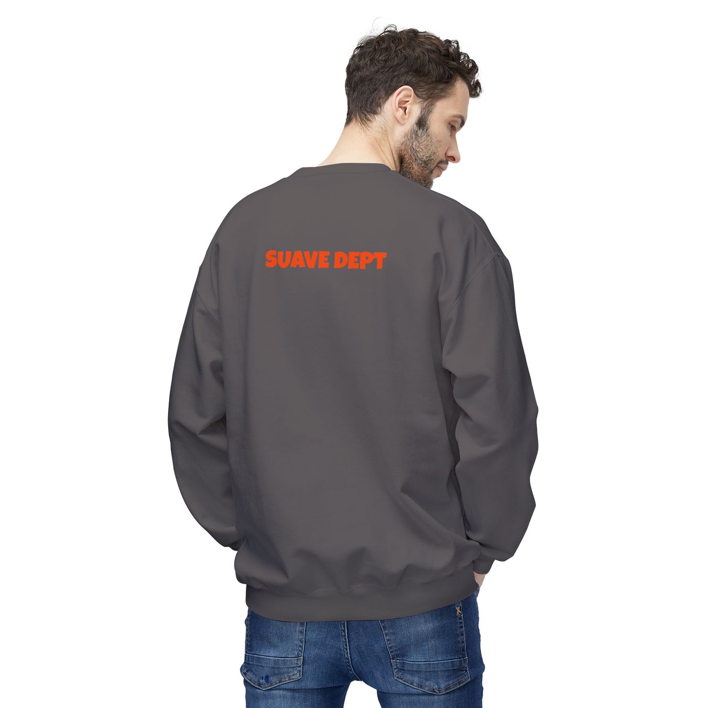 Unisex Time Heals Softstyle Sweatshirt: Orange