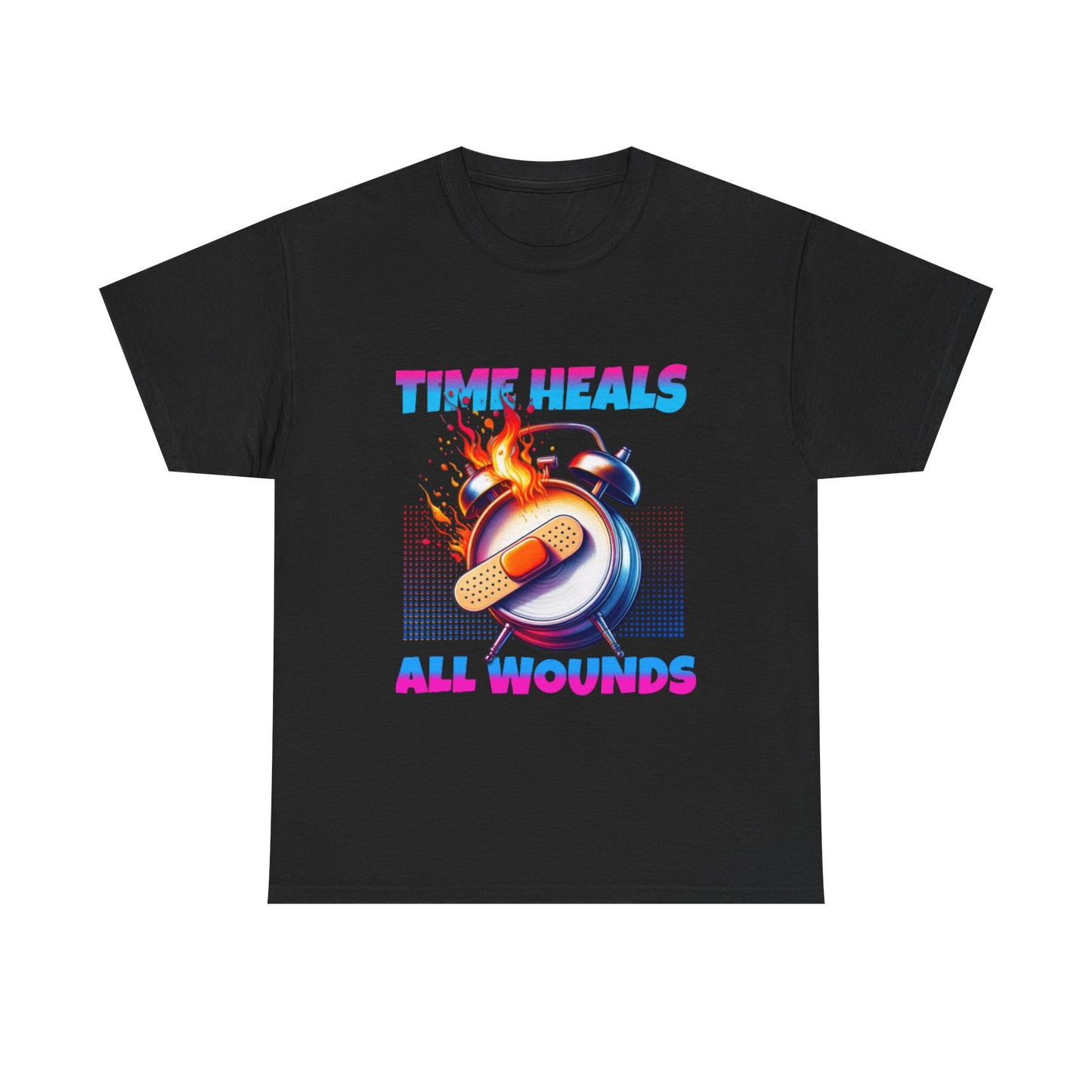 Unisex Time Heals Shirt: Pink