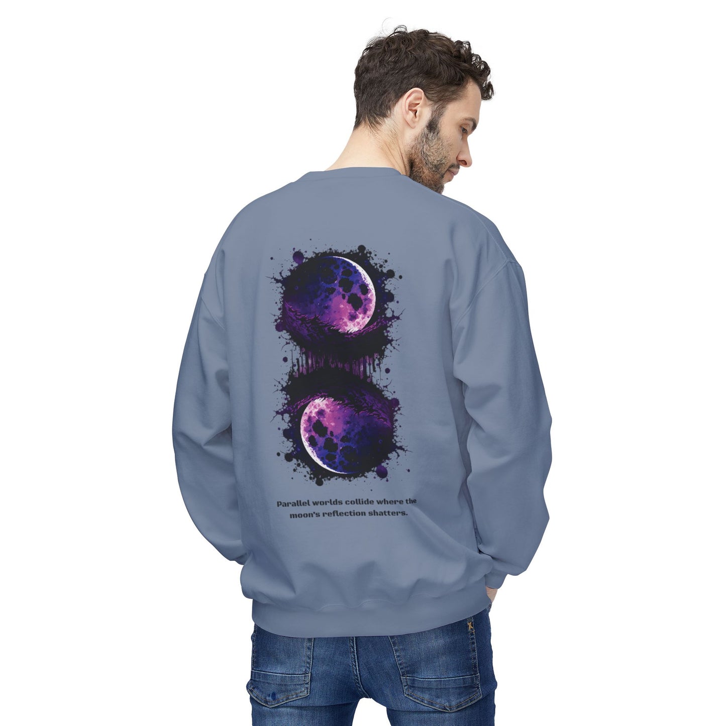 Unisex Purple Galaxy Sweatshirt