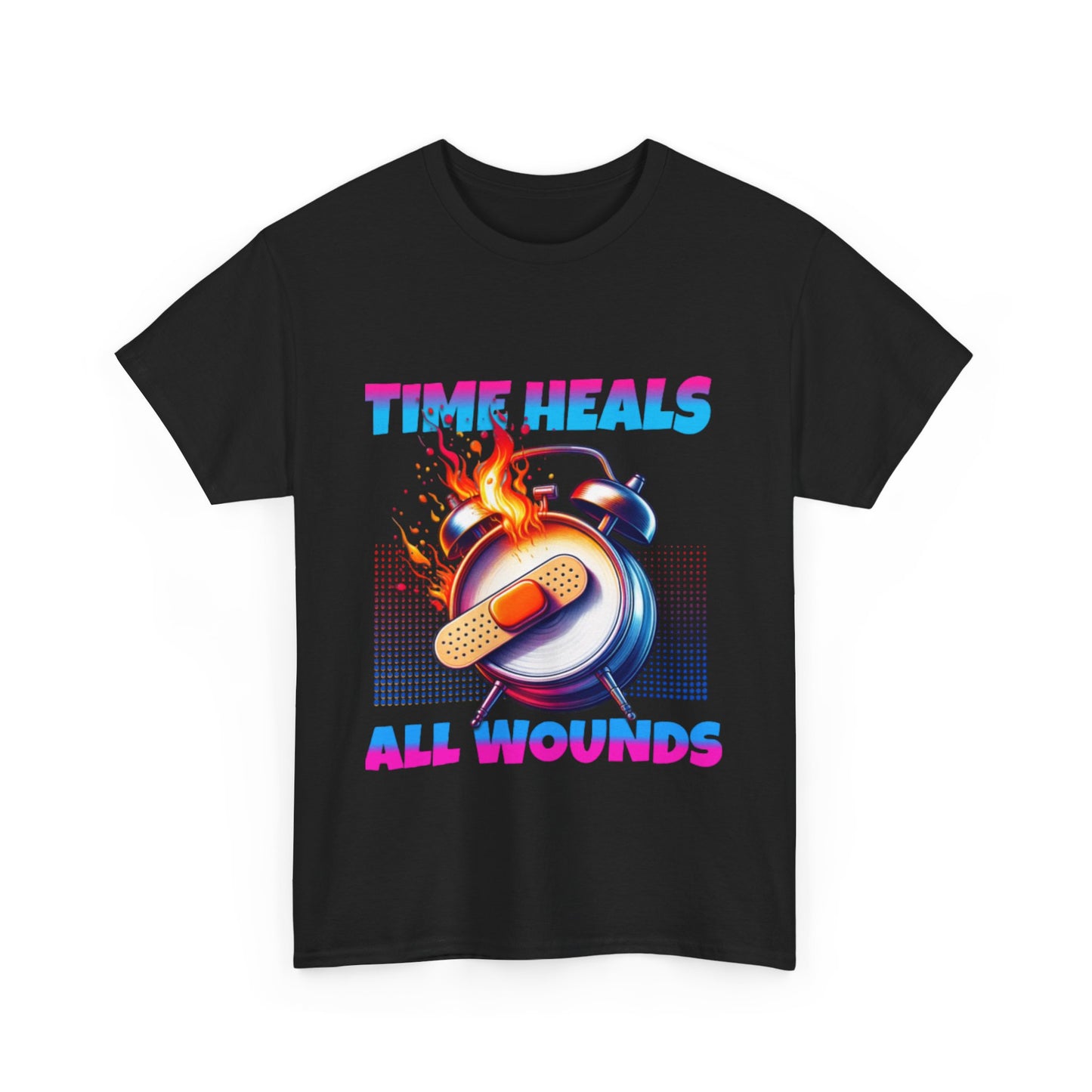 Unisex Time Heals Shirt: Pink