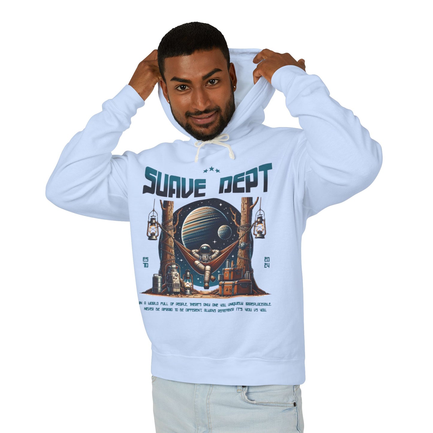 Unisex Space Lightweight Hoodie