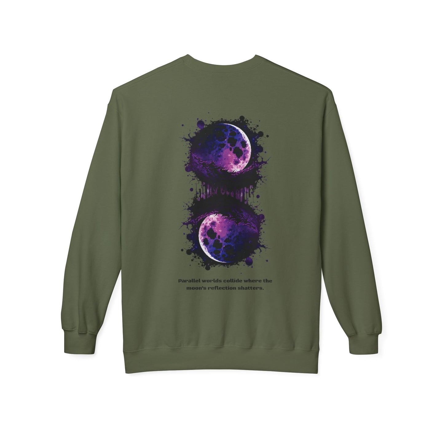 Unisex Purple Galaxy Sweatshirt