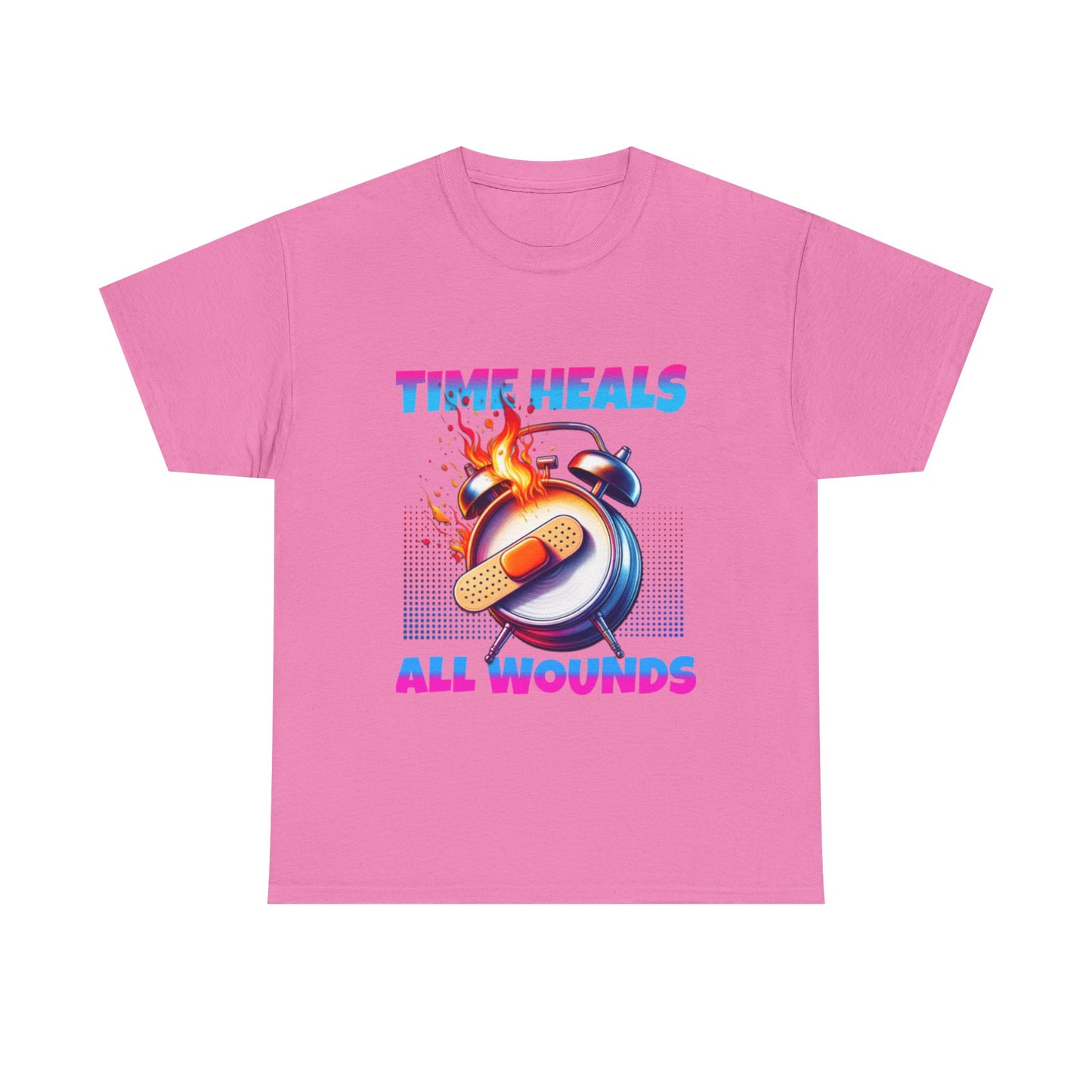 Unisex Time Heals Shirt: Pink