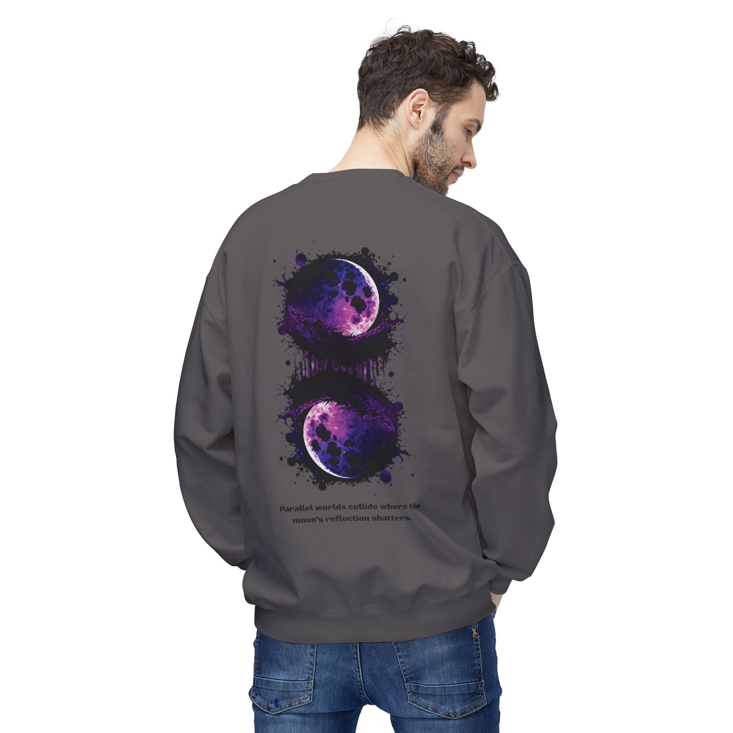 Unisex Purple Galaxy Sweatshirt