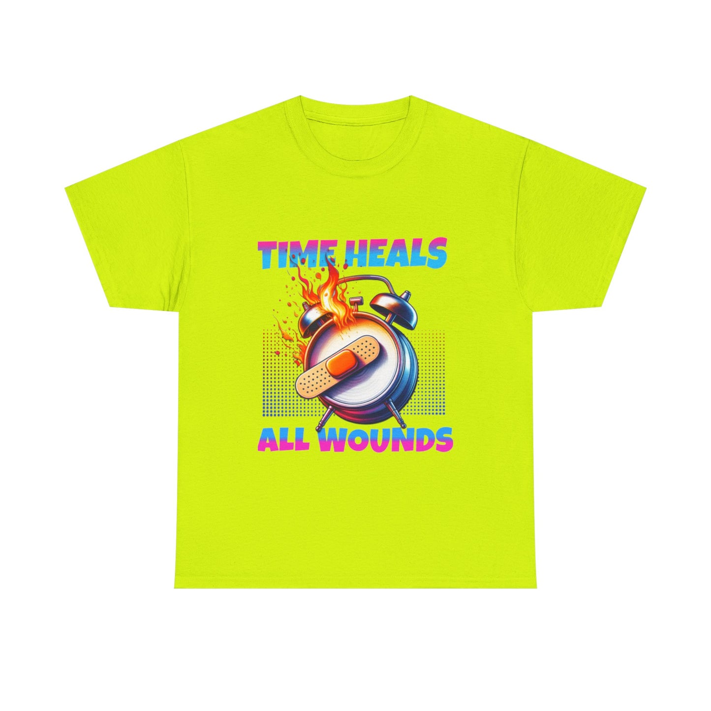 Unisex Time Heals Shirt: Pink